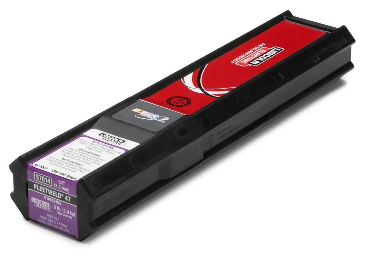 Lincoln Fleetweld® 47 - 7014 Stick Electrodes 3/32" 5-Lb Tube 1