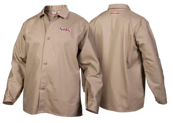 Traditional Khaki Fr Cloth Welding Jacket - K3317 1