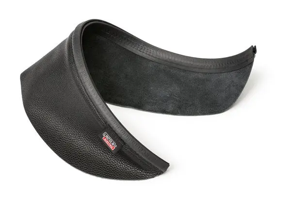 Grain Leather Helmet Bib W/ Press Fit Seal Kp3730-1  Helmet Bib With Press Fit Seal - Grain Leather 1