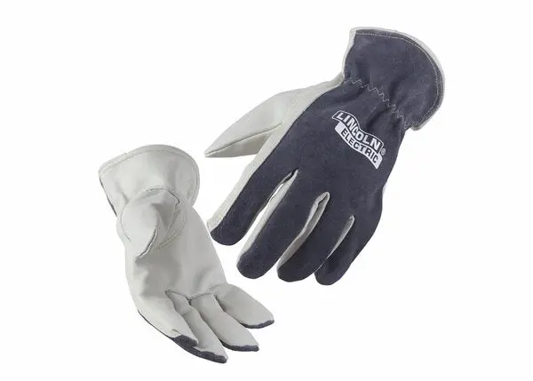 Traditional Leather Grey Driving Gloves - L K3769-L 1