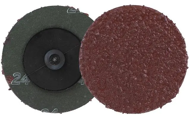 Walter 09D102 2" 24 Grit Spinlock™ Aluminum Oxide Resin Fiber Flap Disc (25 Pack) 1