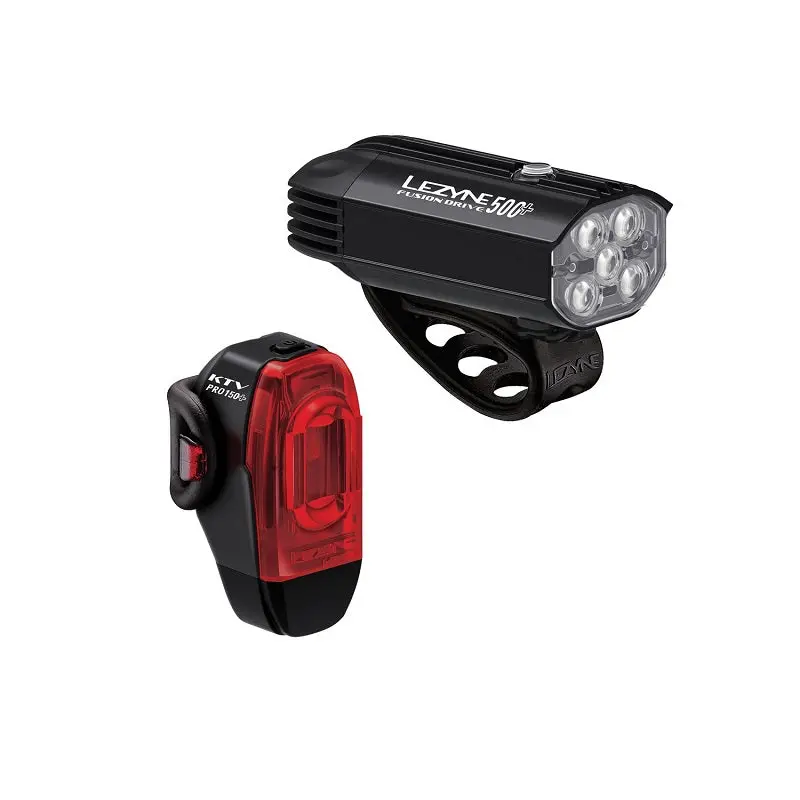 Lezyne Fusion Drive 500+ / Ktv Drive Pro+ Light Set 1