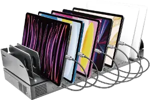 16 Or 20 Port Usb-C Tray Hub Charging Dock 1