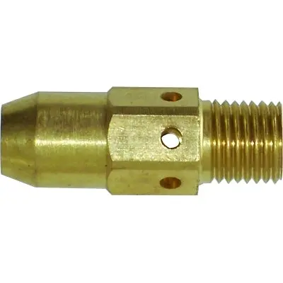 Mig Gun Nozzle Retainer And Diffuser, Brass, 400 A, For Best Welds® Tweco® Style No 2, 4 Mig Guns 1