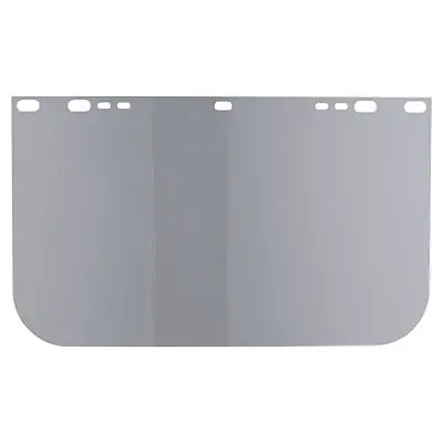 Visor, Clear, Unbound, 15-1/2 In L X  9 In H, For Jackson Safety� Head Gear/Cap Adaptors 1