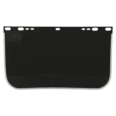 Visor, Shade 5, Aluminum Bound, 15-1/2 In L X  9 In H, For Jackson Safety� Head Gear/Cap Adaptors 1
