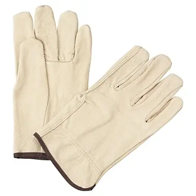 Standard Grain Pigskin Driver Gloves, Large, Unlined, Tan 1