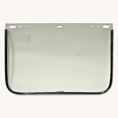 Visor, Clear, Aluminum Bound, 12 In L X 8 In H, For Jackson Safety� Head Gear/Cap Adaptors 1