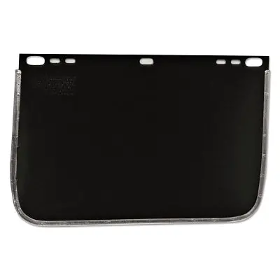 Visor, Dark Green, Aluminum Bound, 12 In L X 8 In H, For Jackson Safety� Head Gear/Cap Adaptors 1
