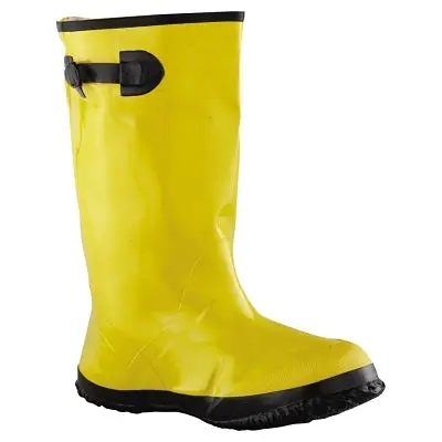 Slush Boot, 17 In Overshoe, Size 18, Rubber, Hi-Vis Yellow 1