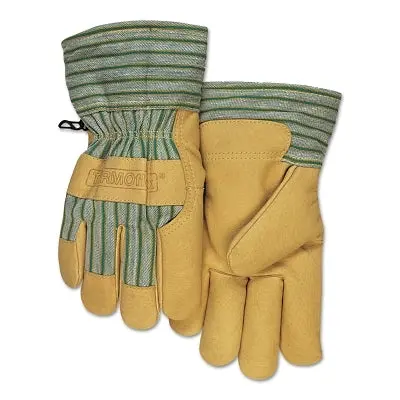 Cold Weather Gloves, X-Large, Pigskin, Gold 1