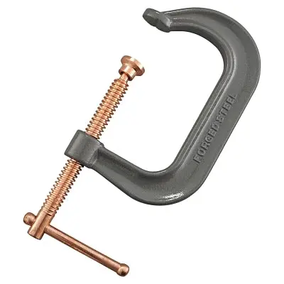 Drop Forged C-Clamp, 2-1/4 In Throat Depth, 2 In L 1