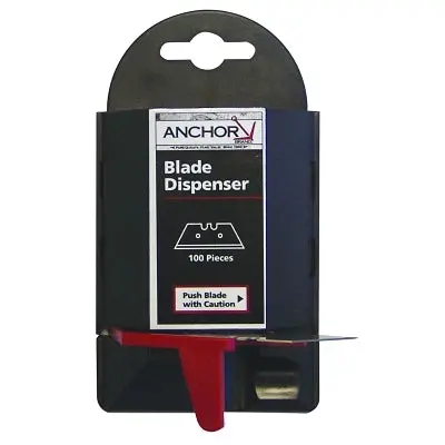 Blade Dispenser Container, 5.5 In L, Steel 1