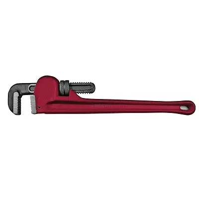 Adjustable Pipe Wrench, 15� Head Angle, Drop Forged Steel Jaw, 18 In 1
