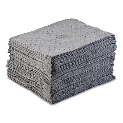 Universal Sorbent Pad, Heavy-Weight, Absorbs 20.5 Gal, 15 In X 17 In 1