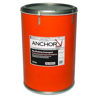 Rig Washing Detergent, 50 Lb, Drum 1