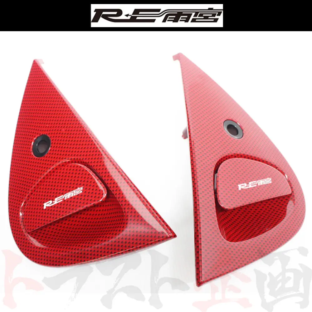 Re雨宮 カーボンルック アウターハンドル レッド Rx-7 Fd3s ##103101006 1