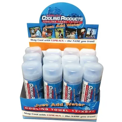 Cooling Towel, 17 In X 27 In, Blue 1