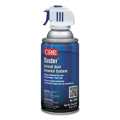 Duster Aerosol Dust Removal System, 12 Oz, Aerosol Can, Faint Ether Scent 1