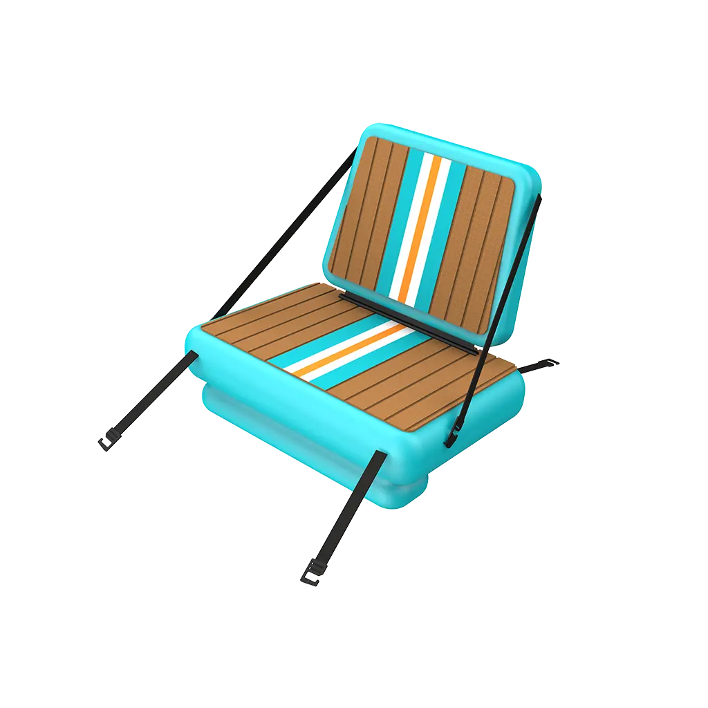 Lono Apex Aero 12'6" Native Aqua Seat Replacement 1