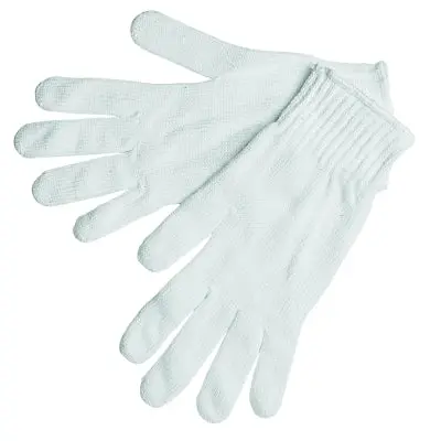 Multipurpose String Knit Gloves, Medium, Knit Wrist, Heavy Weight, Natural 1