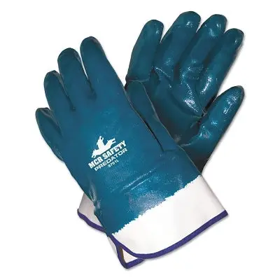 Predator Nitrile Coated Gloves, Large, Blue 1