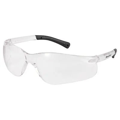 Bearkat Bk1 Series Safety Glasses, Clear Lens, Anti-Fog, Duramass Scratch-Resistant, Clear Frame 1