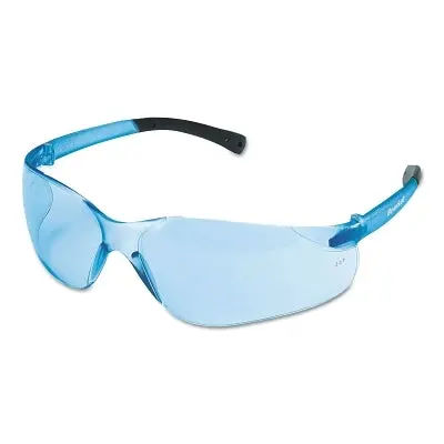 Bearkat Bk1 Series Safety Glasses, Light Blue Lens, Duramass Scratch-Resistant, Light Blue Frame 1