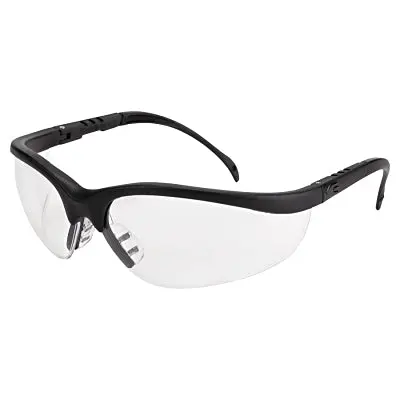 Klondike Kd1 Series Protective Eyewear, Clear Polycarbonate Lens, Uv-Af Anti-Fog, Black Nylon Frame 1
