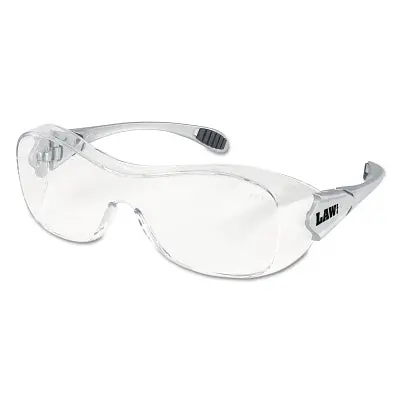 Law Otg Protective Eyewear, Clear Polycarbonate Lens, Uv-Af Anti-Fog, Clear Polycarbonate Frame 1