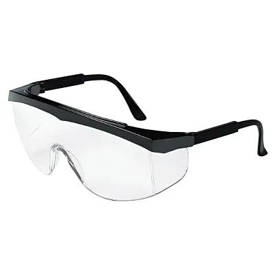 S21 Series Protective Eyewear, Clear Lens, Anti-Fog, Chrome Frame, Metal 1
