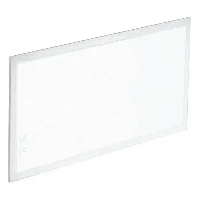 Replacement Welding Helmet Safety Plate, 2 In X 4-1/4 In, Polycarbonate 1