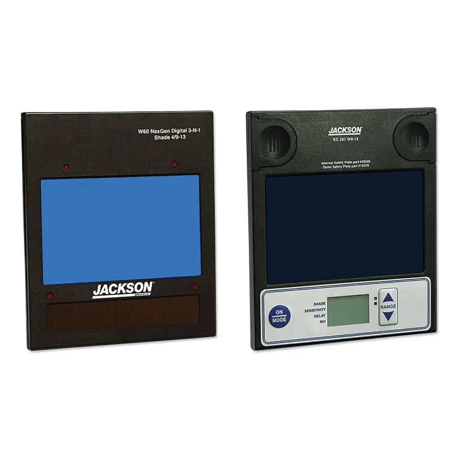 W60 Nexgen Digital Auto-Darkening Filter, Shade 9 To 12, 3.8 X 2.35 1