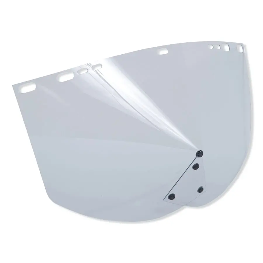 F30 Acetate Faceshield, 9154 Chin, Uncoated, Clear, Unbound, 15.5 In L X 9 In H 1