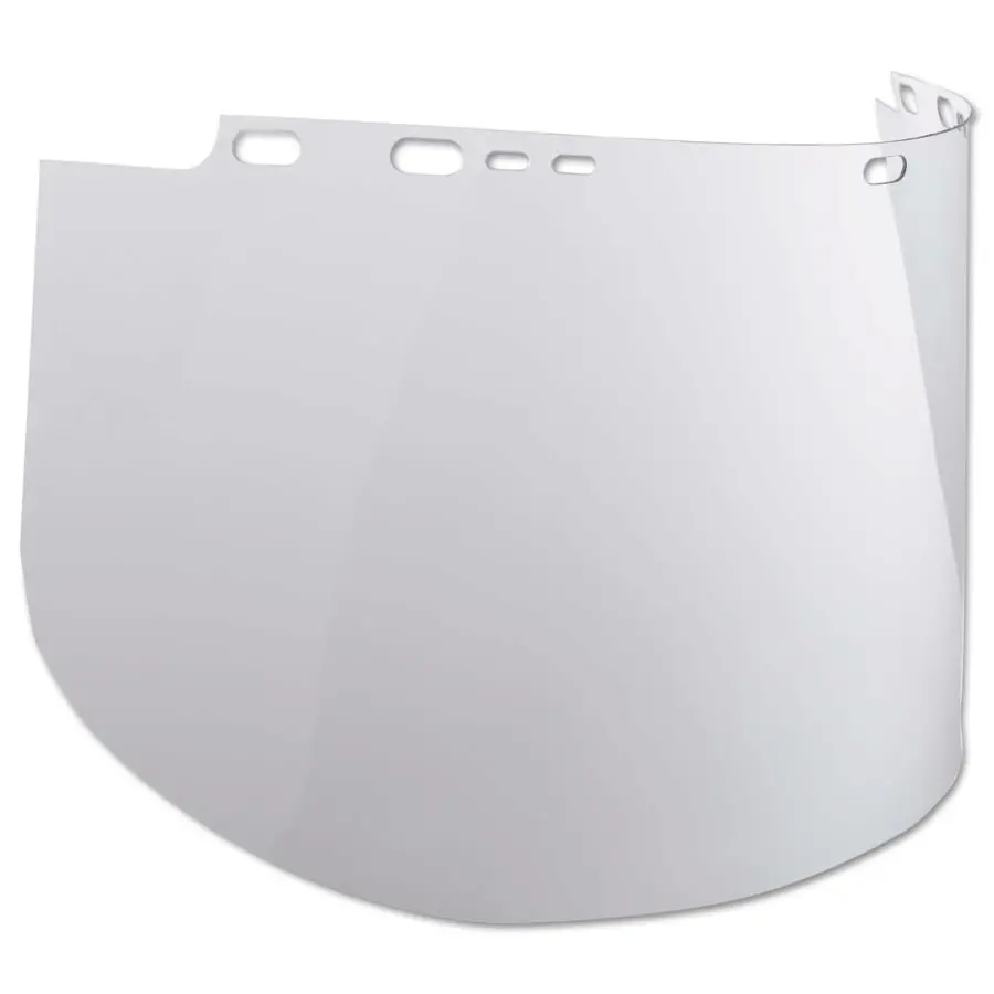 F30 Acetate Faceshield, 1940-U, Uncoated, Clear, Unbound, 19.5 In L X 9 In H 1