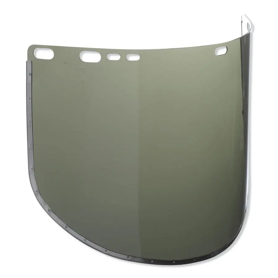 F30 Acetate Face Shield, 34-42 Acetate, Green-Dark, 15-1/2 In X 9 In 1