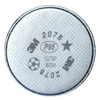 2000 Series Particulate Filter, P95, Organic Vapors/Acid Gases, White 1