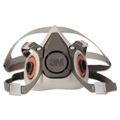 Half Facepiece Reusable Respirator 6000 Series, Small, Resist Gases, Vapors, Particulates, Adjustable Strap, Tpe 1