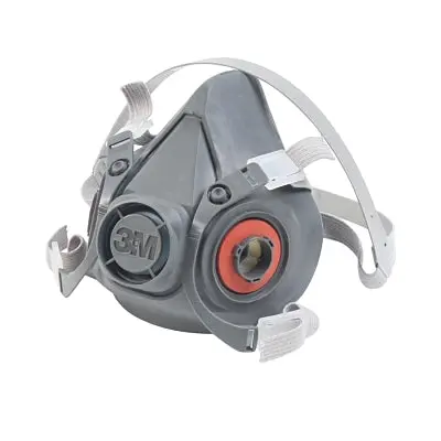 Half Facepiece Reusable Respirator 6000 Series, Large, Resist Gases, Vapors, Particulates, Adjustable Strap, Tpe 1