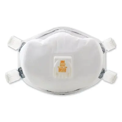 N100 Particulate Respirator, Half Facepiece, Non-Oil Particles, White 1