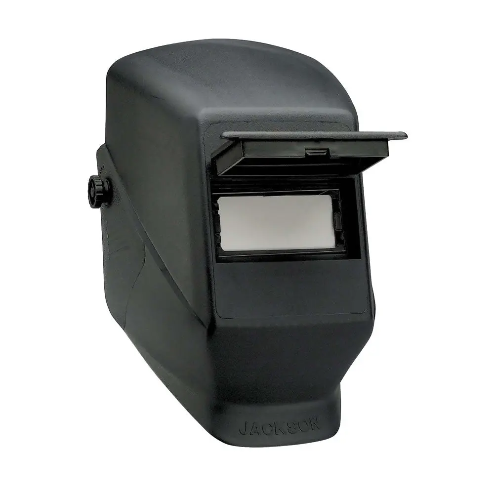 Wh10 Hsl 2 Passive Welding Helmet, Sh10, Black, Fixed Front, 2 In X 4-1/4 In, 360 Cap Adapter 1