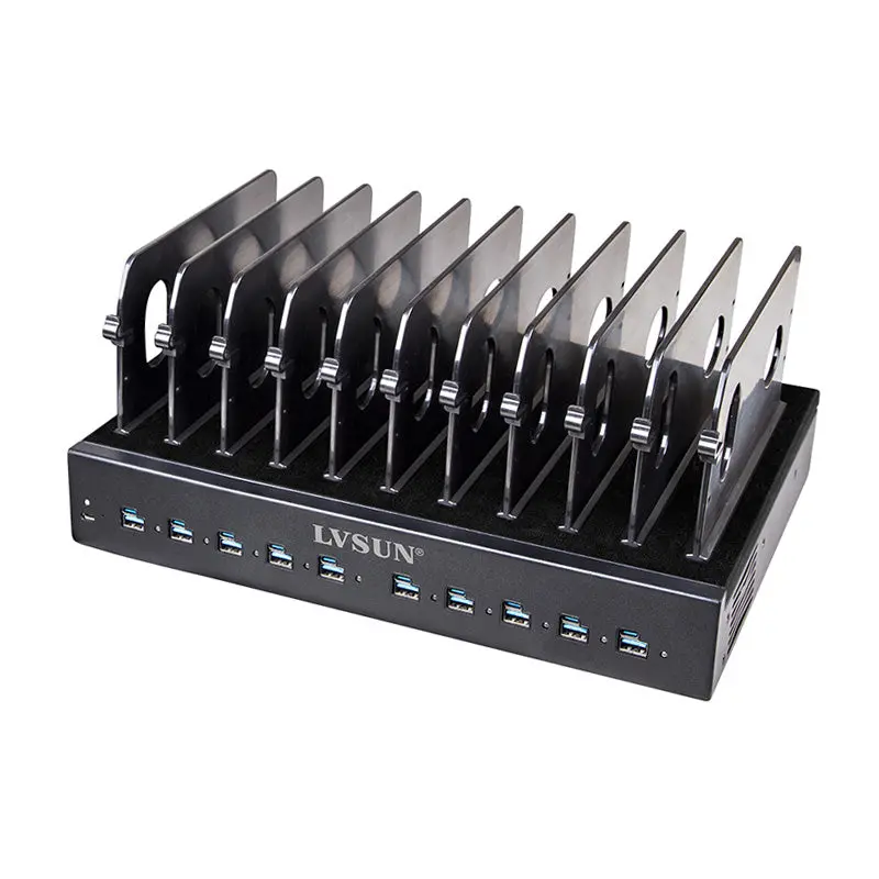 800W 10 Ports Usb-C Charging Dock 1
