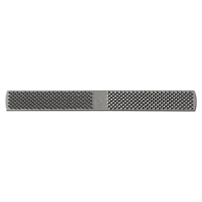 American Pattern Rectangular Plain 1/2 Horse Rasp File, 14 In, Double Ended 1