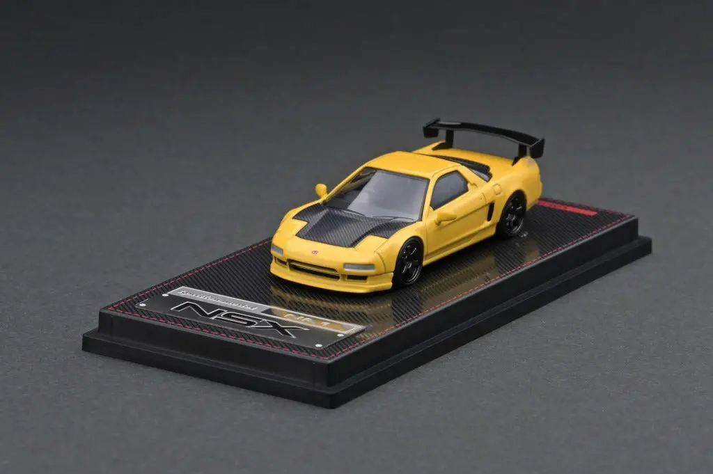 1/64 Honda Nsx (Na1) Matte Yellow - Ignition Model 1