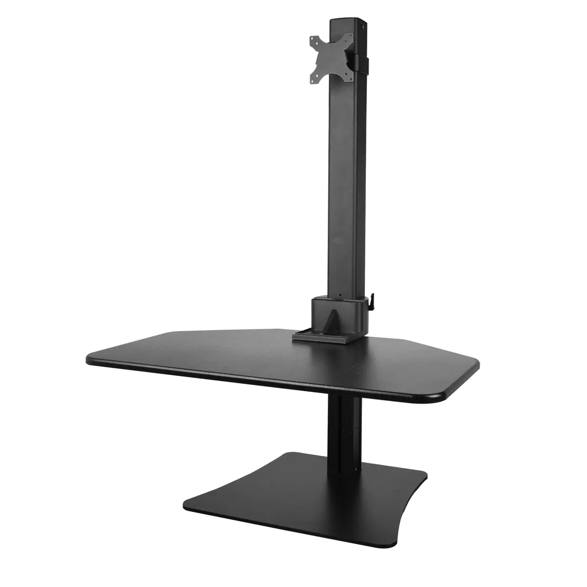 Height Adjustable Standing Desk For Single Monitor 1
