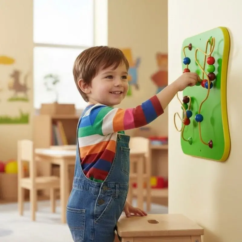2 Wire And Beads Wall Activity Toy 1