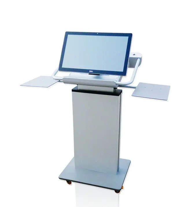 Smart Rolling Podium With Touchscreen & Power Lift – All-In-One Digital Lectern 1