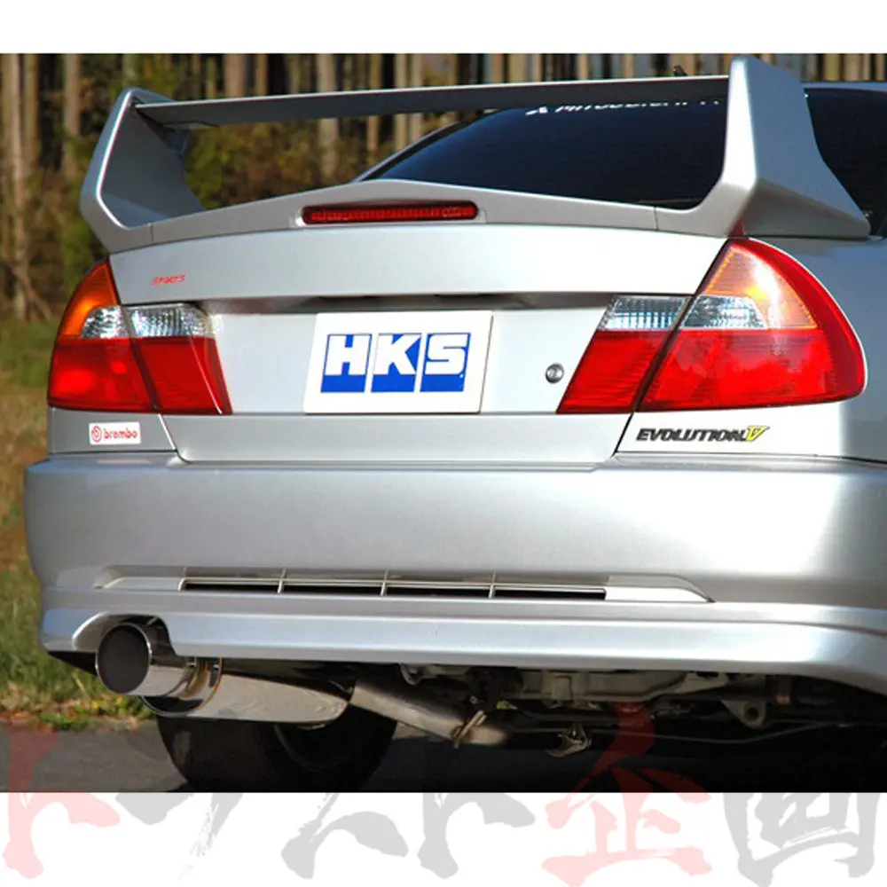 Hks サイレントハイパワー マフラー ランサーエボリューション 4/5/6 ##213141866 2