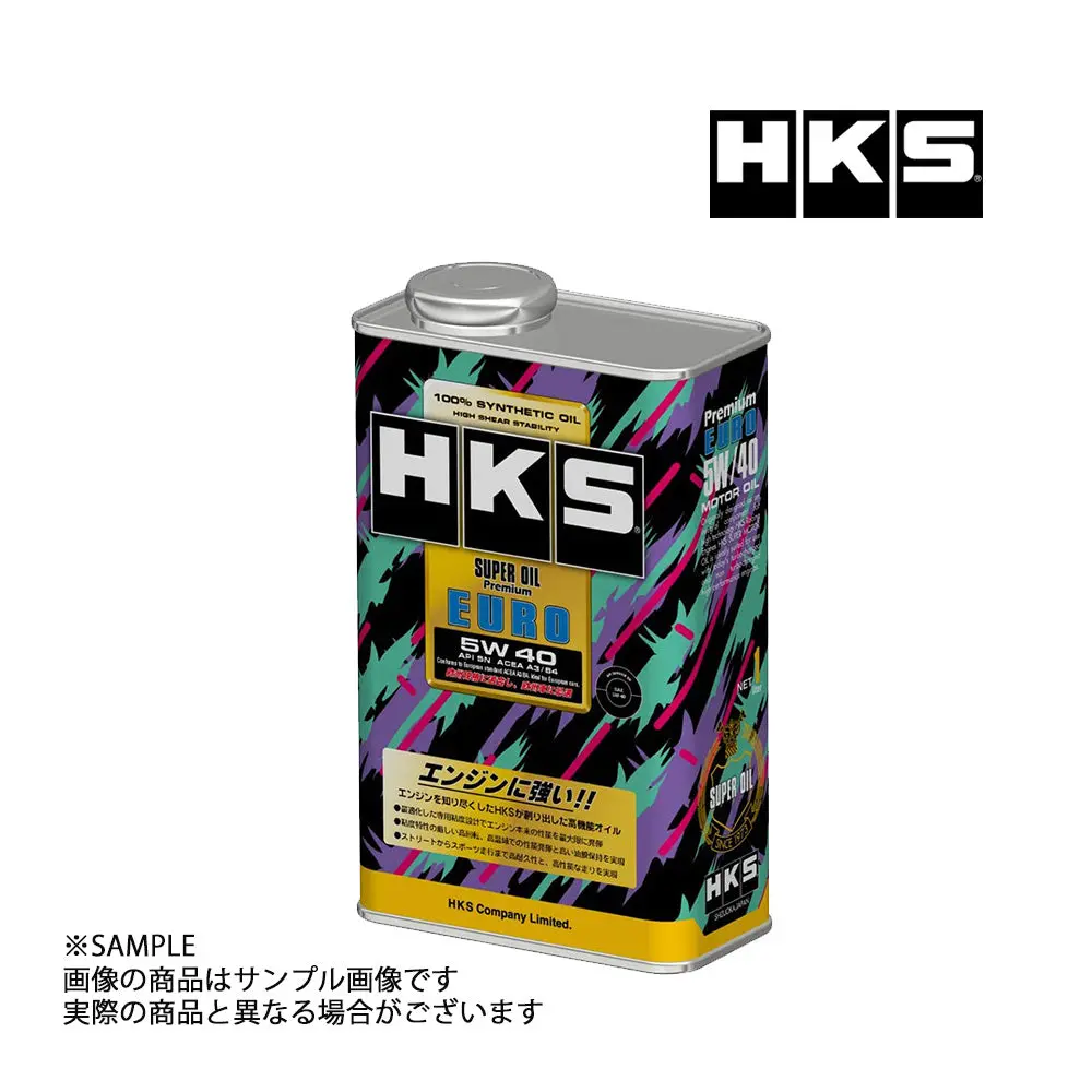 Hks スーパーオイル プレミアム ユーロ 5W40 (1L) Api Sn/Acea A3/B4 規格 Super Oil Premium Euro #213171063 1