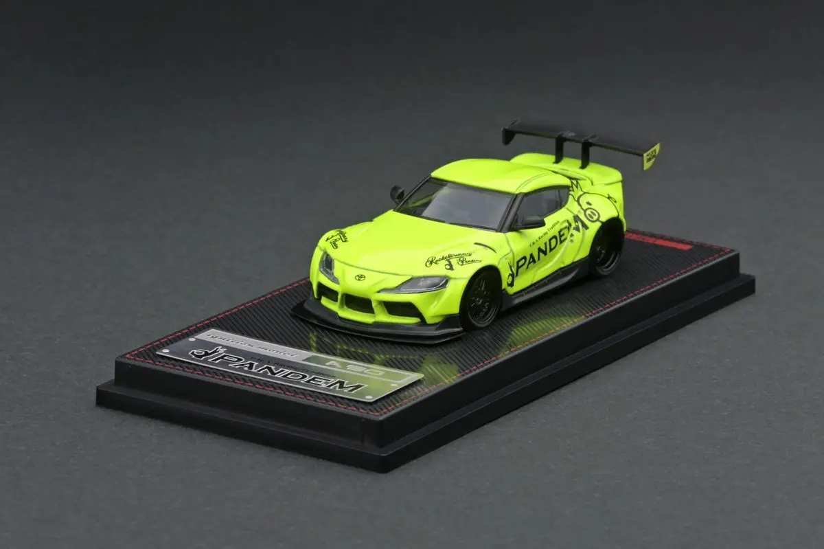 1/64 Pandem Supra (A90) Yellow Green - Ignition Model 1